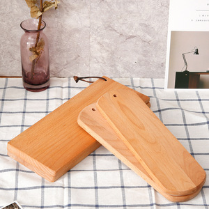 Tabla de Cortar de Madera con Logotipo Grabado Personalizado al por Mayor de Fábrica, Tabla de Cortar de Madera de Haya, Nogal Negro y Acacia Hecha a Mano - Product Image 5