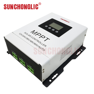 Sunchonglic 12V 24V 48V 60V tự động 60A chì Axit Gel cuộc sống PO 4 Li-ion pin sạc điều khiển MPPT năng lượng mặt trời sạc điều khiển - Product Image 3