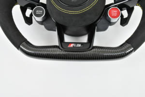 CarbMod pour R8 Accessoires en fibre de carbone Volant en fibre de carbone véritable personnalisé - Product Image 4