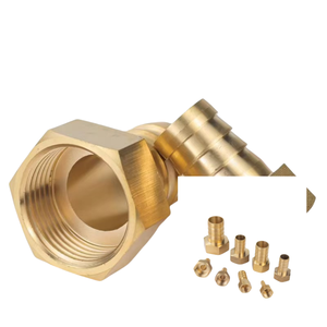 Conector de manguera de latón, 8mm, <span class=keywords><strong>10mm</strong></span>, 12mm, alta presión, aceite de agua, tubería neumática, empalmador en forma de junta, accesorios de lengüeta - Product Image 2