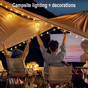 LED Outdoor Lights Camping Festival LED Tent Light USB Charging RGB <strong>String</strong> Lights Emergency Hanging Lamp Christmas Holiday - Product Image 5