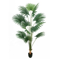 Palmier artificiel réaliste de 220 cm de haut, plante tropicale artificielle pour salon, bureau, hall d'hôtel, décoration intérieure