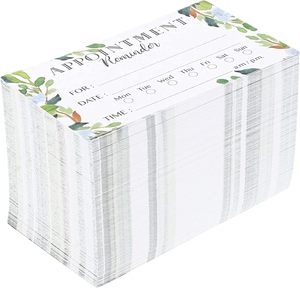 Tarjetas de cita personalizadas, tarjetas de recordatorio de cita, tarjetas de cita de cliente para dentista, terapeuta, <span class=keywords><strong>Doctor</strong></span> Hair - Product Image 4