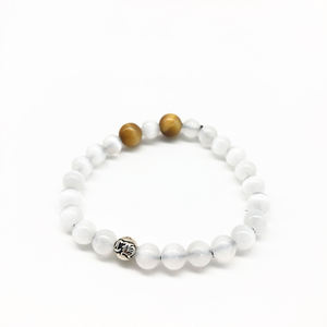 Pulseira de prata esterlina 925 com contas de ouro natural olho de tigre olho de gato vintage masculino e feminino - Product Image 2