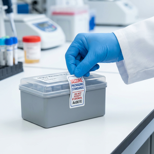 Sceaux de sécurité anti-effraction VOID pour flacons - Étiquettes holographiques anti-contrefaçon pour flacons de recherche - Product Image 4