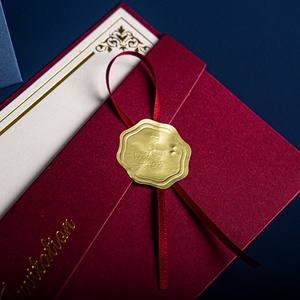 Tùy Chỉnh Màu Sắc Phong Bì Kinh Doanh Thiệp Mời Quà Tặng Thẻ Màu Đen Bao Bì Phong Bì Tùy Chỉnh Giấy Phong Bì Với Dập Nóng - Product Image 6