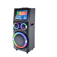 Grossiste d'usine : Enceinte karaoké sans fil Bluetooth avec écran tactile et affichage des paroles, compatible Bluetooth, Aux, RJ45 et Wi-Fi Audio