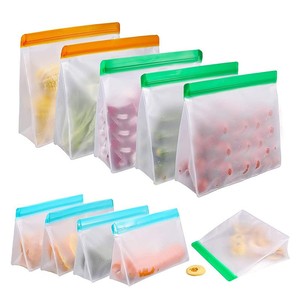Modernes Design Mehrzweck-Auslaufsichere Küchen-Aufbewahrungstasche PEVA Frischhaltetasche Wiederverwendbare Tasche für Lebensmittelaufbewahrung - Product Image 6