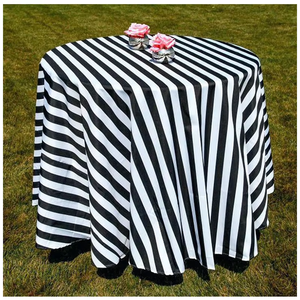 Rectangle Red and <strong>White</strong> <strong>Table</strong> Linens Dessert <strong>Striped</strong> Tablecloth Disposable Wedding Party Birthday Banquet Waterproof <strong>Table</strong> <strong>Cloth</strong> - Product Image 6