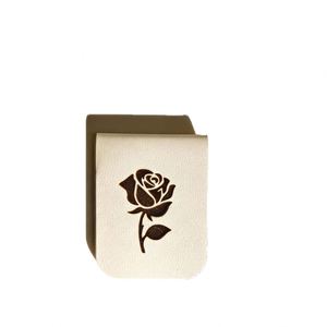 HR in Stock Personalized Magnetic <b>Bookmark</b> Laser Logo Leather Magnetic <b>Bookmark</b> Notebook Positioning Clips for Readers - Product Image 3