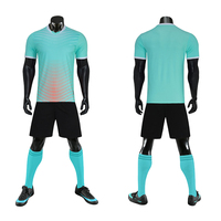 Uniformes de Fútbol OEM/ODM, Conjuntos de Camisetas de Fútbol Transpirables de Punto Personalizadas para Entrenamiento, Venta al Por Mayor