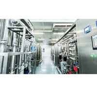 Système de production d'eau purifiée (PWG) conforme aux normes GMP pour l'industrie WFI, technologie RO EDI, productivité de 1000 L/heure, garantie d'un an
