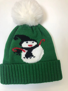 عيد الميلاد الحلي الكبار طفل أحمر أخضر الشتاء العادي قبعة عيد الميلاد الأطفال متوهجة قبعة عيد الميلاد - Product Image 6