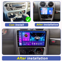 Estéreo para Auto con Android Auto y Carplay de 9 Pulgadas para JEEP LIBERTY CHEROKEE 2001 2002 2003 2004 2005 2006 2007, Radio para Auto, Reproductor Multimedia