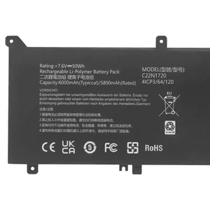 Batería OEM C22N1720 nueva y genuina de 7,6 V/50Wh para <span class=keywords><strong>Asus</strong></span> <span class=keywords><strong>ZenBook</strong></span> <span class=keywords><strong>S</strong></span> UX391 UX391U UX391FA UX391UA - Product Image 5