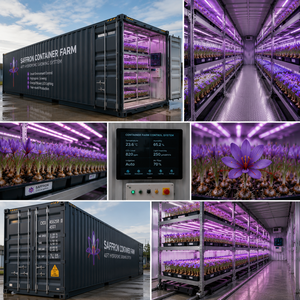 Climate‑Controlled Deployable Indoor Vertical Hydroponic Container Modular Farm Box For All‑Year Commercial Saffron Growing - Product Image 3