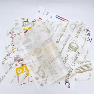 Papier d'emballage pour hamburgers et poulet frit, résistant à la graisse, de qualité alimentaire, écologique, taille personnalisée, impression de logo, résistant à l'huile - Product Image 5