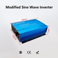 Pretiosus onduleur Intelligent 1500W 1500 watts onduleur DC à AC 220V aluminium modifié onduleur à onde sinusoïdale convertisseur de puissance