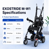 Robot d'assistance à la marche électrique intelligent avec moteur 24V, dispositif de soutien à la mobilité pour personnes âgées, handicapées et patients en réadaptation