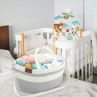 Caddie à couches pour bébé, sac fourre-tout en coton, caddie avec séparateur, nouvelle tendance, vente en gros