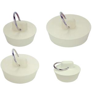 Bouchon de vidange de baignoire en caoutchouc 4 pièces, bouchon d'évier, bouchon de baignoire, bouchon d'évier de cuisine, bouchon d'évier de salle de bain, <span class=keywords><strong>joint</strong></span> d'<span class=keywords><strong>étanchéité</strong></span> pour l'eau, modèle 1601541, Guangdong - Product Image 4
