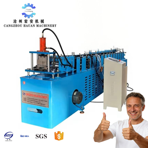 Línea de Producción de Puertas Enrollables de Acero Inoxidable Totalmente Automática, Controlada por PLC, con Componentes Motorizados - Product Image 1