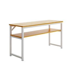 Mesa de Manicura con Superficie de Madera Artificial, Diseño Minimalista, Fácil de Limpiar, para Salón o Uso Doméstico - Product Image 5