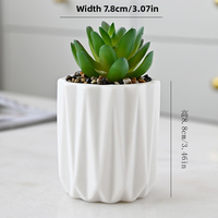 Desain Modern kreatif sederhana keramik Pot bunga pabrik grosir untuk Desktop ornamen untuk tanaman & Bunga