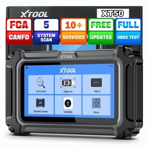 XTOOL XT50 Outil de diagnostic automobile OBD2 complet, 26+ fonctions spéciales, 64 Go, mise à jour gratuite, lecture des codes automatique - Product Image 1