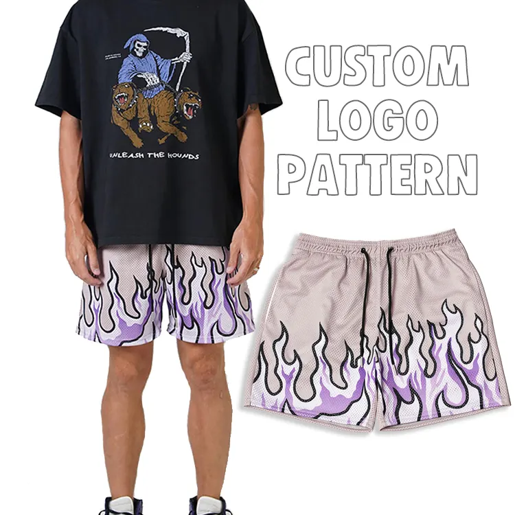 Custom Logo Breathable Double Layer Polyester Jogger Sweat Shorts Manufacturers Pants Swim Beach Man Summer Mesh Short For Men