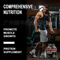 Poudre de Protéine de Lactosérum Transfrontalière Saveur Matcha Complément Nutritionnel Sportif 2,2 lb