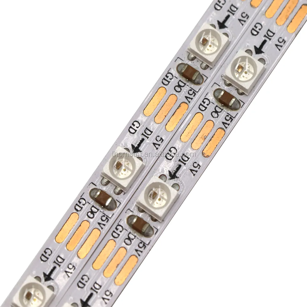 Tira 4 millimetri di larghezza sk6812 3535 smd pcb flessibile rgb ha condotto la luce della corda 5 v ha condotto la striscia