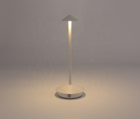 Lampe de table sans fil USB, batterie de restaurant en plein air, lampe de table à gradation tactile rechargeable pour bar d'hôtel