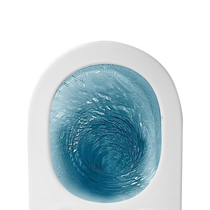 GSIO Factory Supplies Sanitaire Blanc Salle de Bain Wc Céramique Ronde Cuvette Murale Accrochée avec Réservoir - Product Image 5