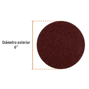 BOX Confezione da 4 con 3 dischi abrasivi da 6' grana 60, per PUL-4X6T - Product Image 1