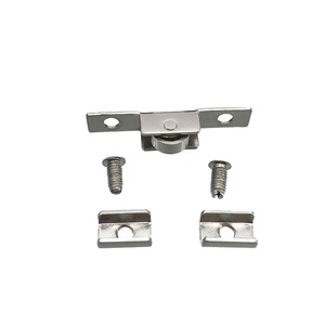 Roulettes en acier inoxydable pour portes vitrées de placards, anti-rouille, design minimaliste - Product Image 2