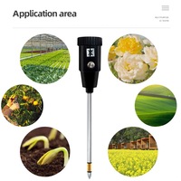 Instrumento de Detección de Suelo de Alta Calidad, Apto para Cultivo de Plantas en Tierras de Cultivo, Plantación de Huertos, Humedad, Acidez y pH