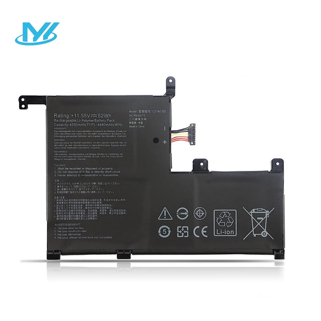 C31n1703 Laptop Battery for Asus Zenbook Flip Ux561ua Ux561un Q505ua-bi5t7 Q525ua-bi7t9 Bi7t11 11.55v 52wh Notebook Battery