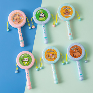 Hochet musical sensoriel pour bébé en forme d'animaux mignons de haute qualité avec lumière, jouet de dentition en plastique souple pour nourrissons - Product Image 6