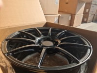 Jantes de voiture PENGZHEN légères SM-10RS forgées en gris canon noir 5x112 5x114.3 5x120 pour BMW Lexus Corvette