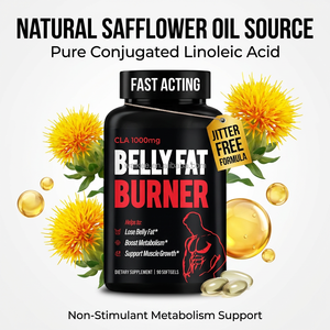 Cápsulas Blandas de CLA Premium de 1000 mg para el Control de <span class=keywords><strong>Peso</strong></span> y Apoyo al Metabolismo, Ácido Linoleico Conjugado, Suplemento para Moldear el Cuerpo, 90 Unidades - Product Image 6