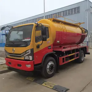 Reasonable Price Dongfeng Dolicar D7 High Pressure Sewage Suction And Cleaning Truck 12cubic Meter Dredging Vehicle