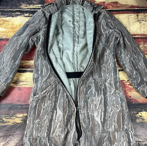 Unisex Vintage Faded Cargo Jumpsuit Mens Camouflage <strong>Insulated</strong> <strong>Coveralls</strong> Warm Farm Overalls for Winter - Product Image 3
