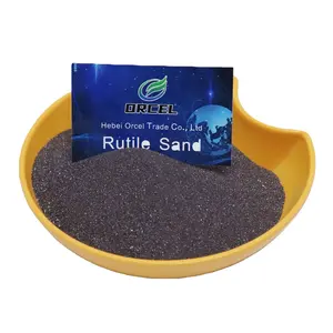고순도 일메나이트 티타늄 루틸 모래 농축 천연 이산화 티타늄 루틸 모래 중국 공급 업체