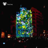 Projection Mapping Extérieur 3D, Écran Vidéo, Projecteur Laser, Projection Mapping 3D Professionnel, Extérieur, Étanche