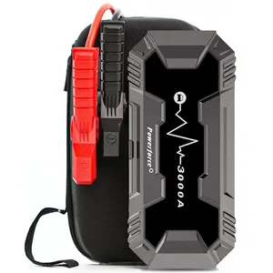 Emergency Tool Auto Jump Starter 12V Piekstroom 3000A Power Bank Batterij Booster Digitale Display Usb C Diesel 8.0L benzine 10L