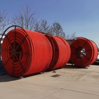 Conducto Óptico Corrugado de HDPE COD, 4 Subconductos, Conducto Flexible para Telecomunicaciones Subterráneas, Alta Resistencia, Alta Presión, Fibra Ecológica