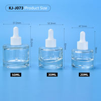 Flacon compte-gouttes en verre 20ml 30ml 50ml, couleur personnalisée, emballage de luxe pour soins de la peau et des cheveux, emballage pour gouttes oculaires