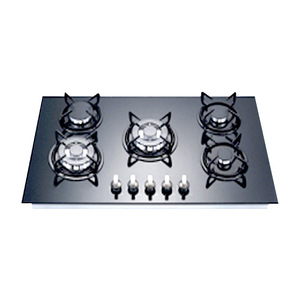 Manufacturer Wholesale High Quality 5 Burner Gas Cooktop Stainless Steel Tempered Glass for Outdoor Cooking Appliances Solar - Product Image 1