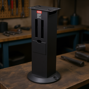 Soporte para amoladora de banco Vevor, base de hierro fundido de 11 x 6.7 pulgadas, pedestal de suelo de grado industrial para almacenamiento de muelas. - Product Image 2